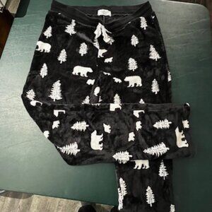 Closet Clearance Plush Bear Print Lounge Pant